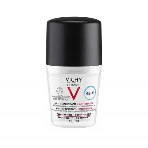 Vichy Déodorant Anti‑Transpirant 48H – Bouchon Noir